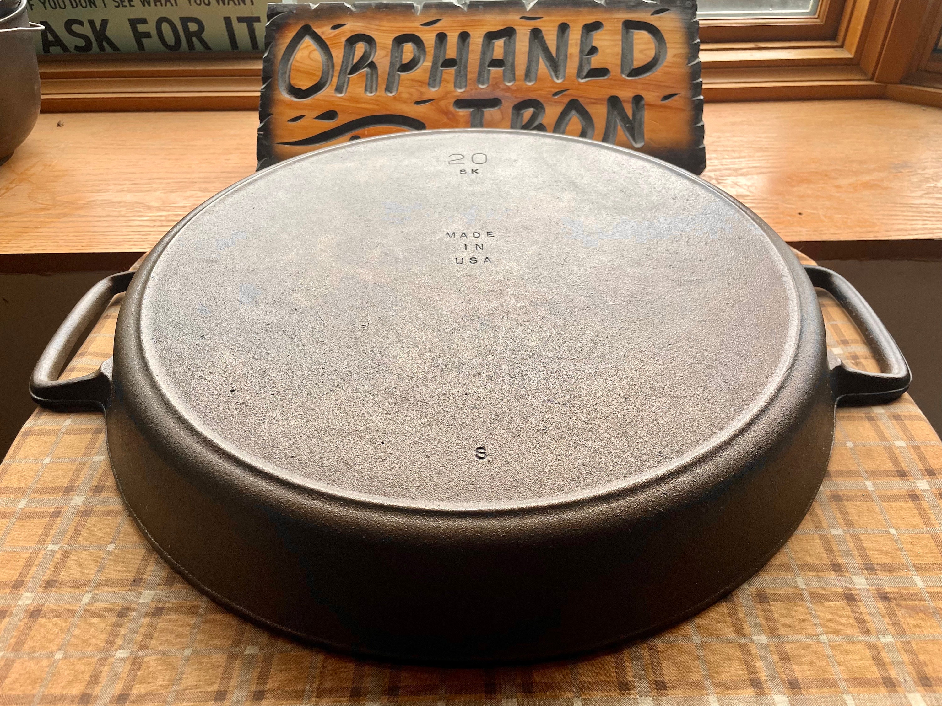 名作 Cast Hotel #20 Lodge NOS! RARE Iron Etsy - Skillet ダッチオーブン