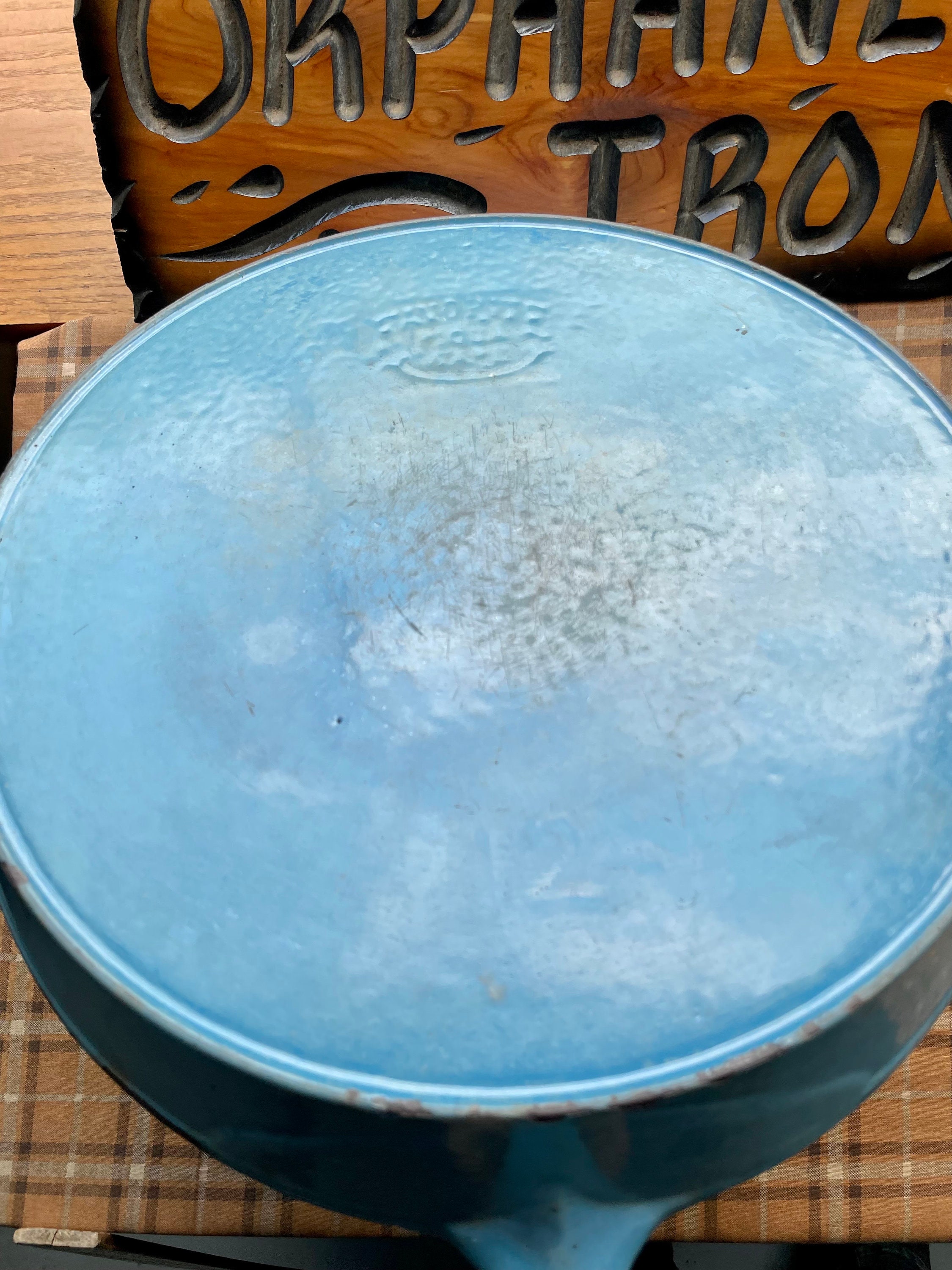 12 Enamel Skillet Blue - Figmint™