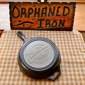 LIMITED EDITION! Orphaned Iron Logo #8 Lodge Cast Iron Skillet