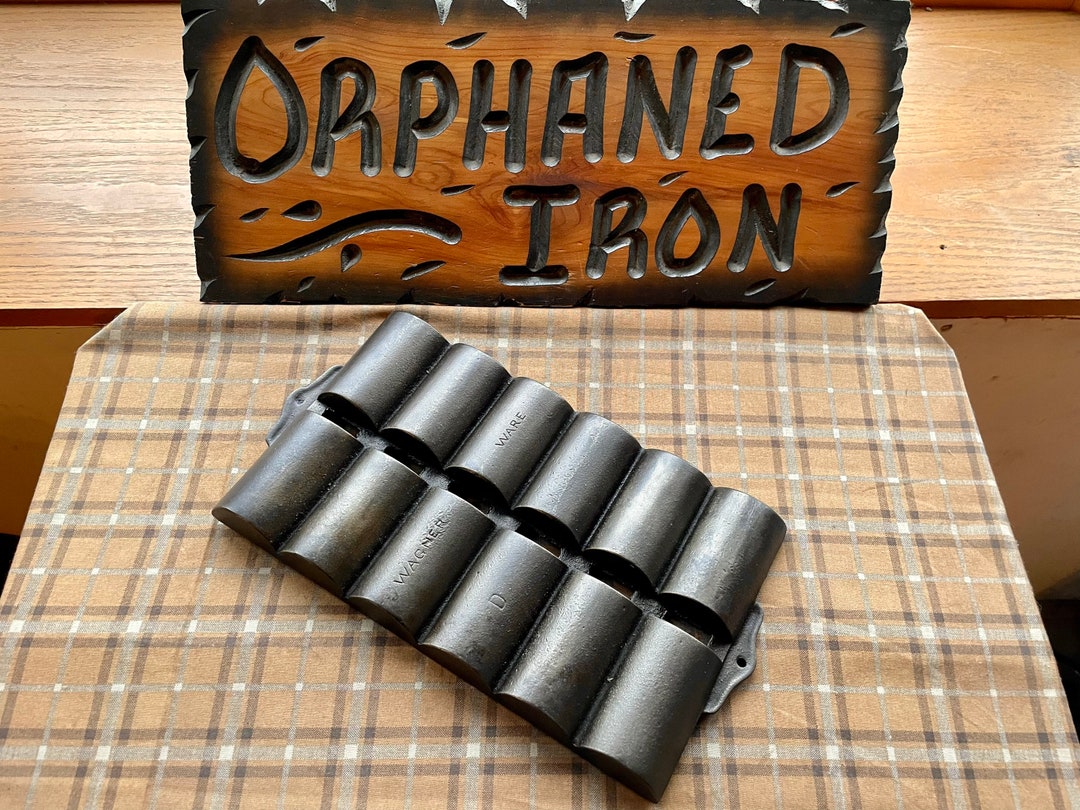 Wagner Ware Cast Iron French Roll Pan Etsy