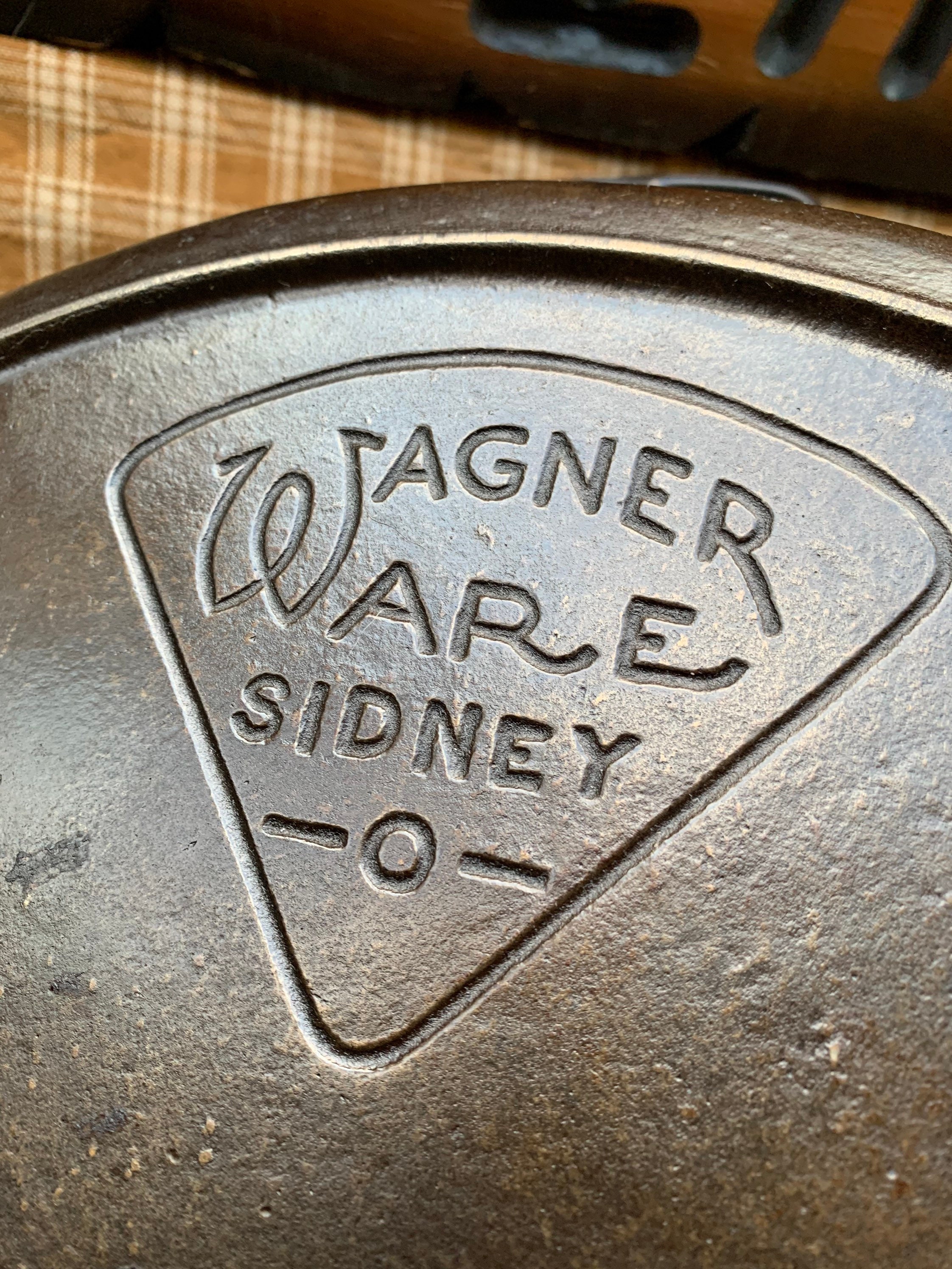RARE Wagner 13 Pie Logo Cast Iron Skillet Etsy