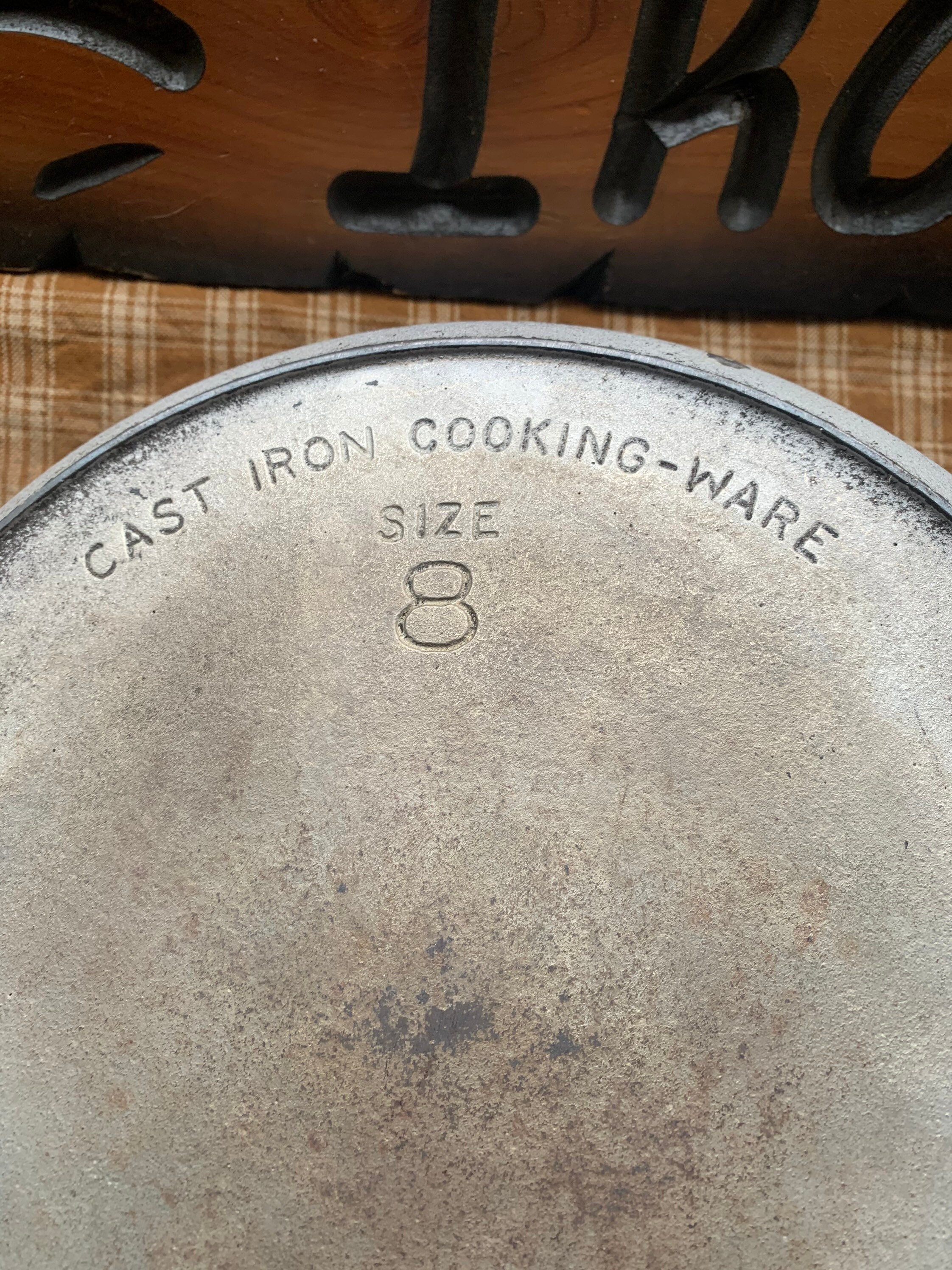 Rare Detroit 8 Nickel Plated Cast Iron Skillet Etsy