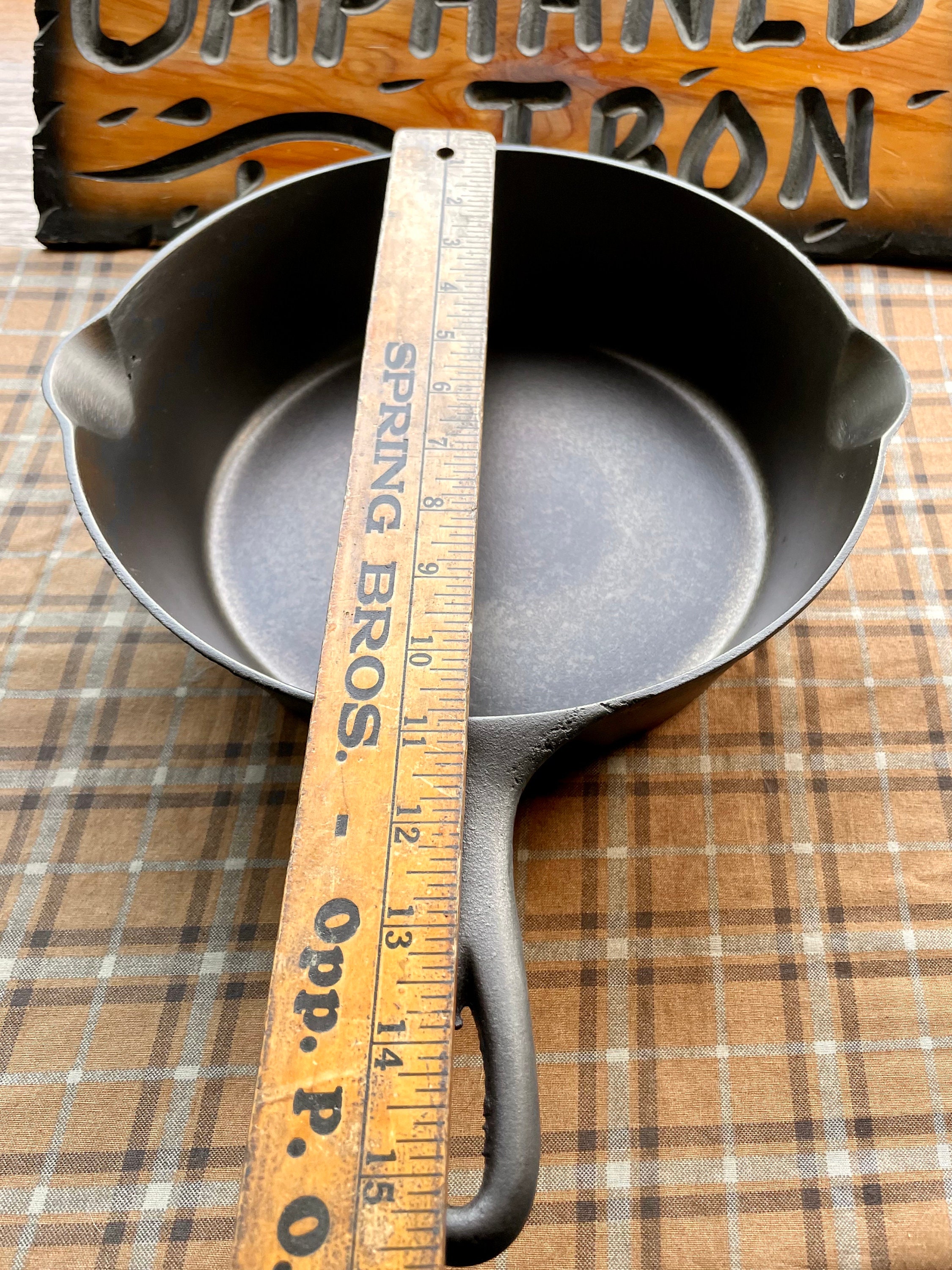 Cast Iron Skillet - Won't Rust or Chip