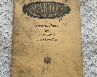 Vintage Spartan Radio Receivers Booklet