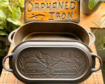 LIMITED EDITION Orphaned Iron Logo 8 Lodge Cast Iron Skillet 