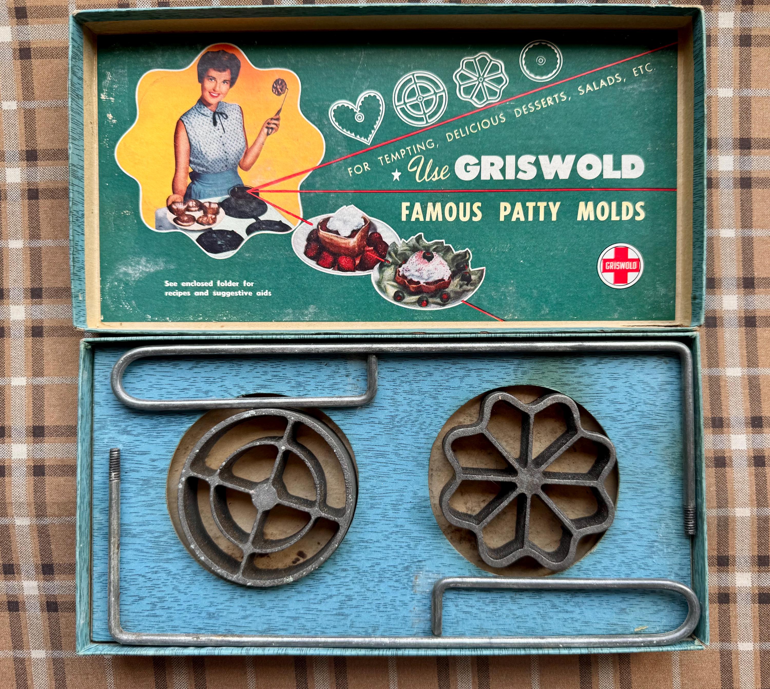 新品。限定品。asiパレ A3825 molds限定　パレットテーブル　その他 Griswold Rosette/patty Molds in Original Box - Etsy