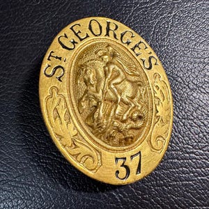 Vintage Gold Knights Templar St. George’s Commandery KT No 37 Belt Buckle