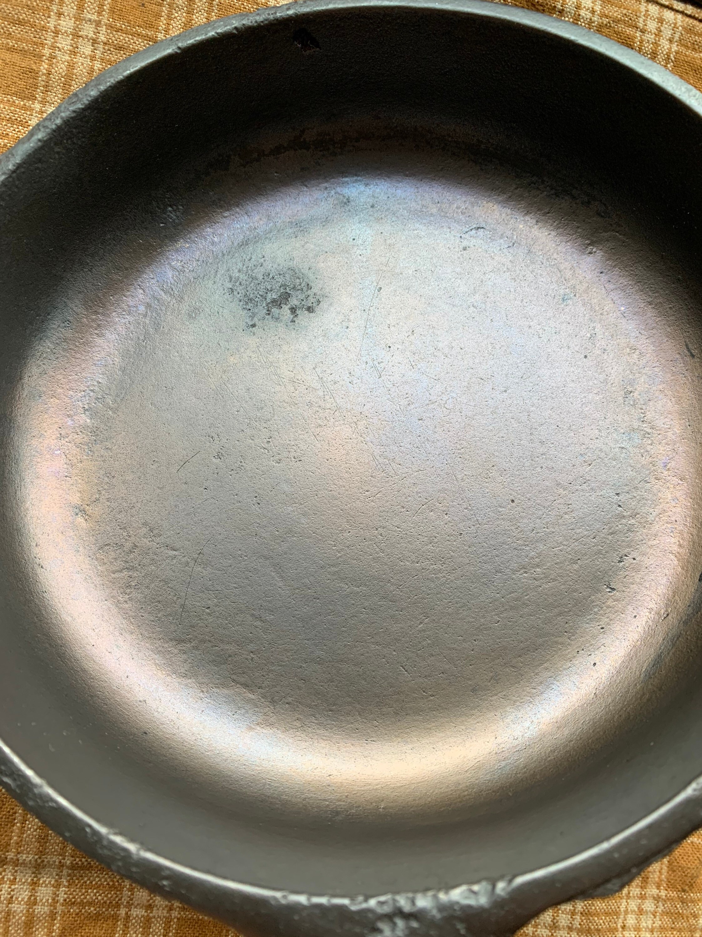 Wagner 3 Hammered Finish Cast Iron Skillet Etsy