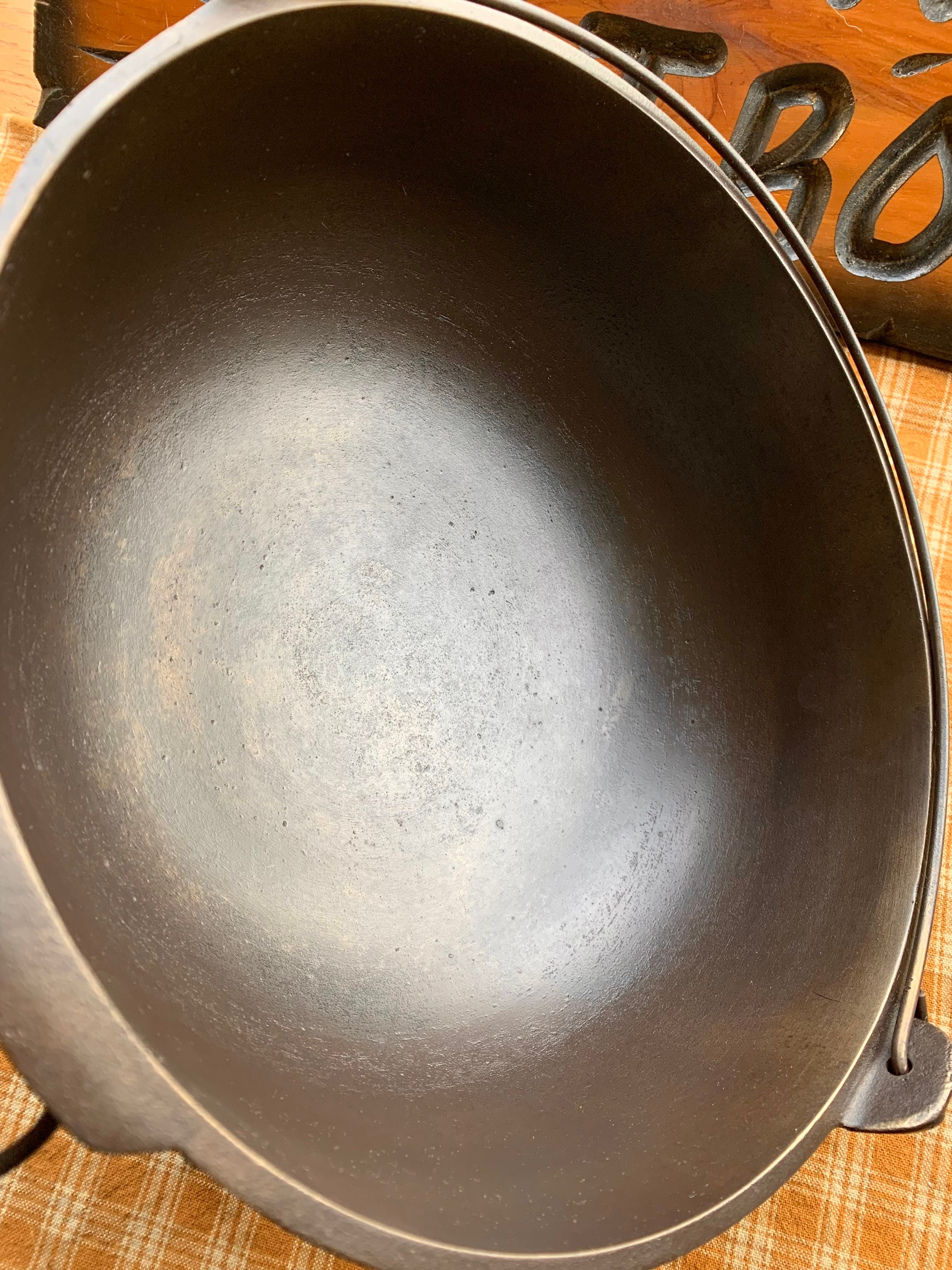 Antique 3 Cast Iron Scotch Bowl Etsy