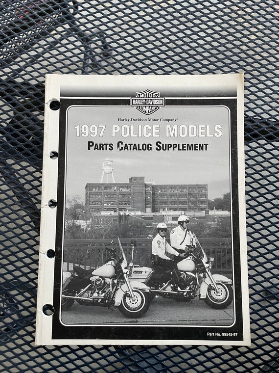 1997 Harley Davidson Police Model Parts Catalog