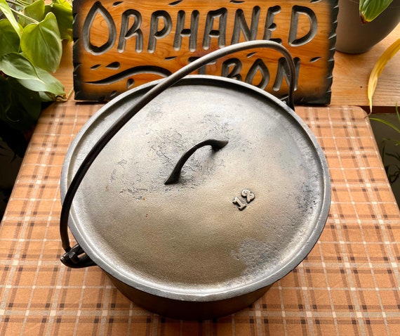 Rare! 1800's Gatemarked #12 Cast Iron Dutch Oven - Etsy