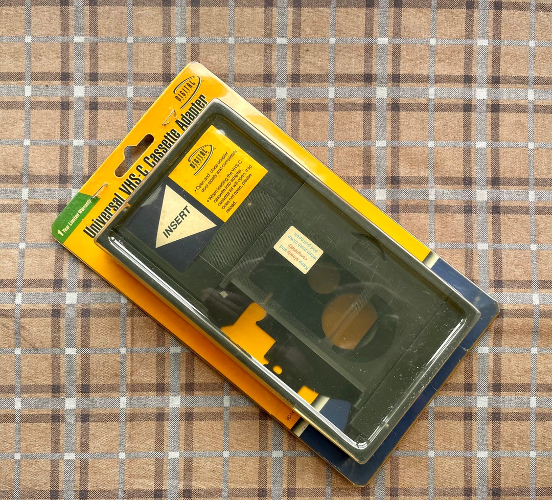 NOS Digital Concepts Universal VHSC Cassette Adapter Etsy