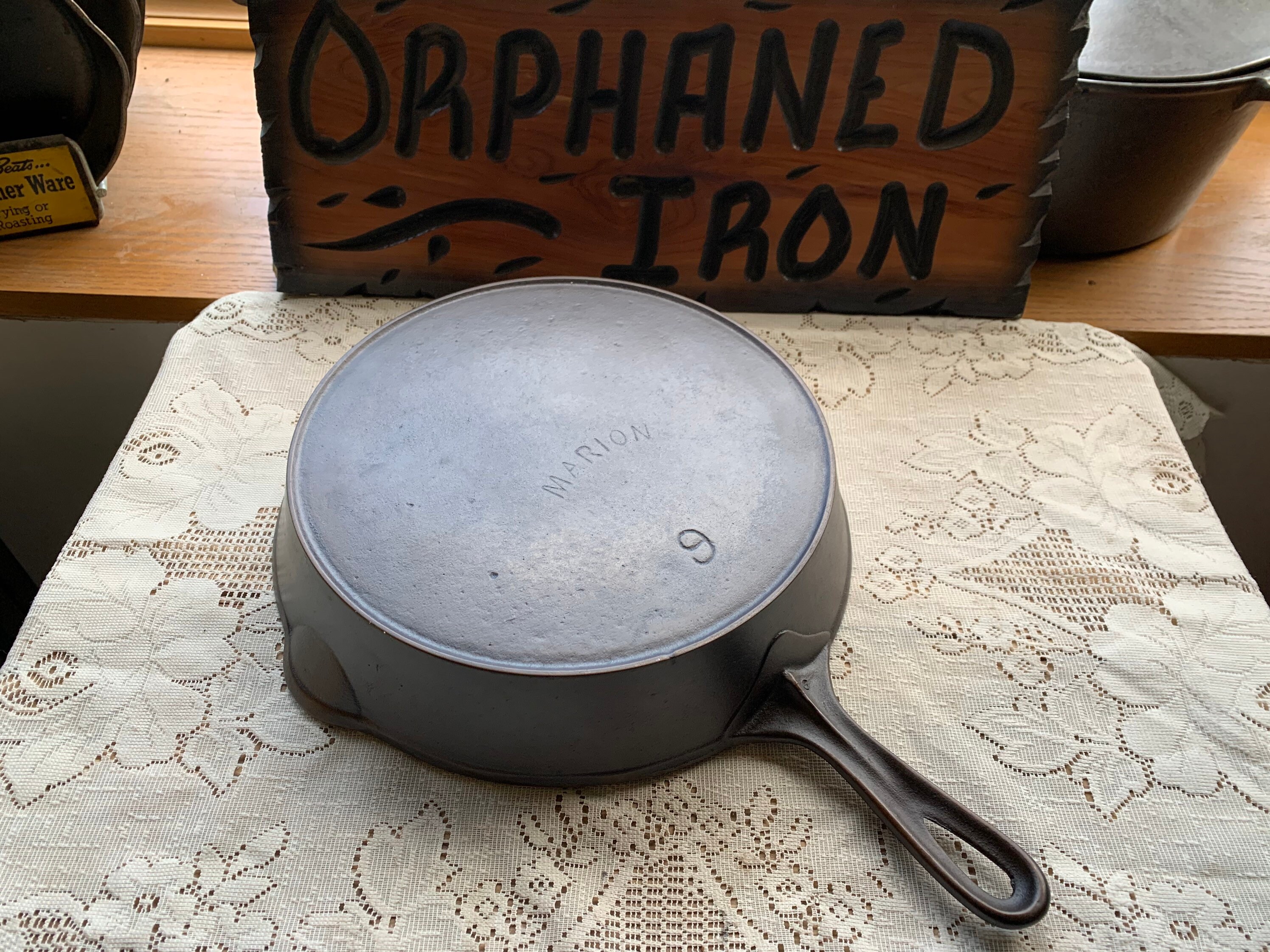 Vintage 9 Cast Iron Skillet, Made in USA, Pour Spout, R, Frying Pan,  Vintage -  Denmark