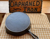 Rare Wapak 11 Block Logo Cast Iron Skillet