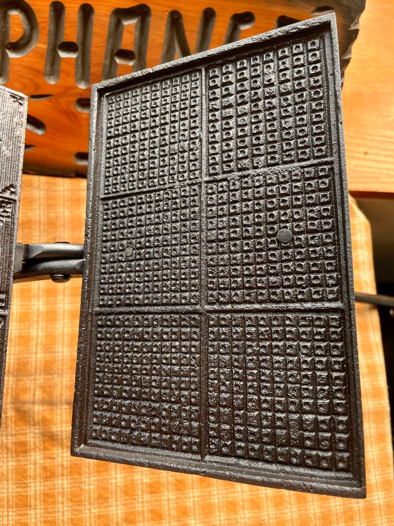RARE 1800s Cast Iron Candy Maker/wafer Mold Etsy