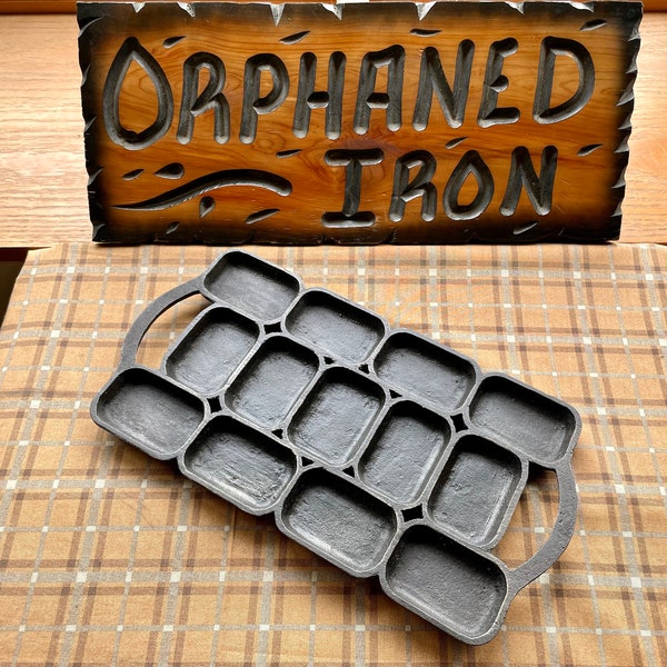 Antique Cast Iron Gem Pan Etsy