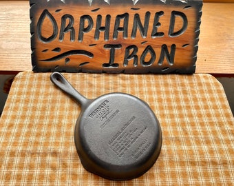 5 Inch Engraved Cast Iron Skillet - 6 Year Anniversary - Tree of Love