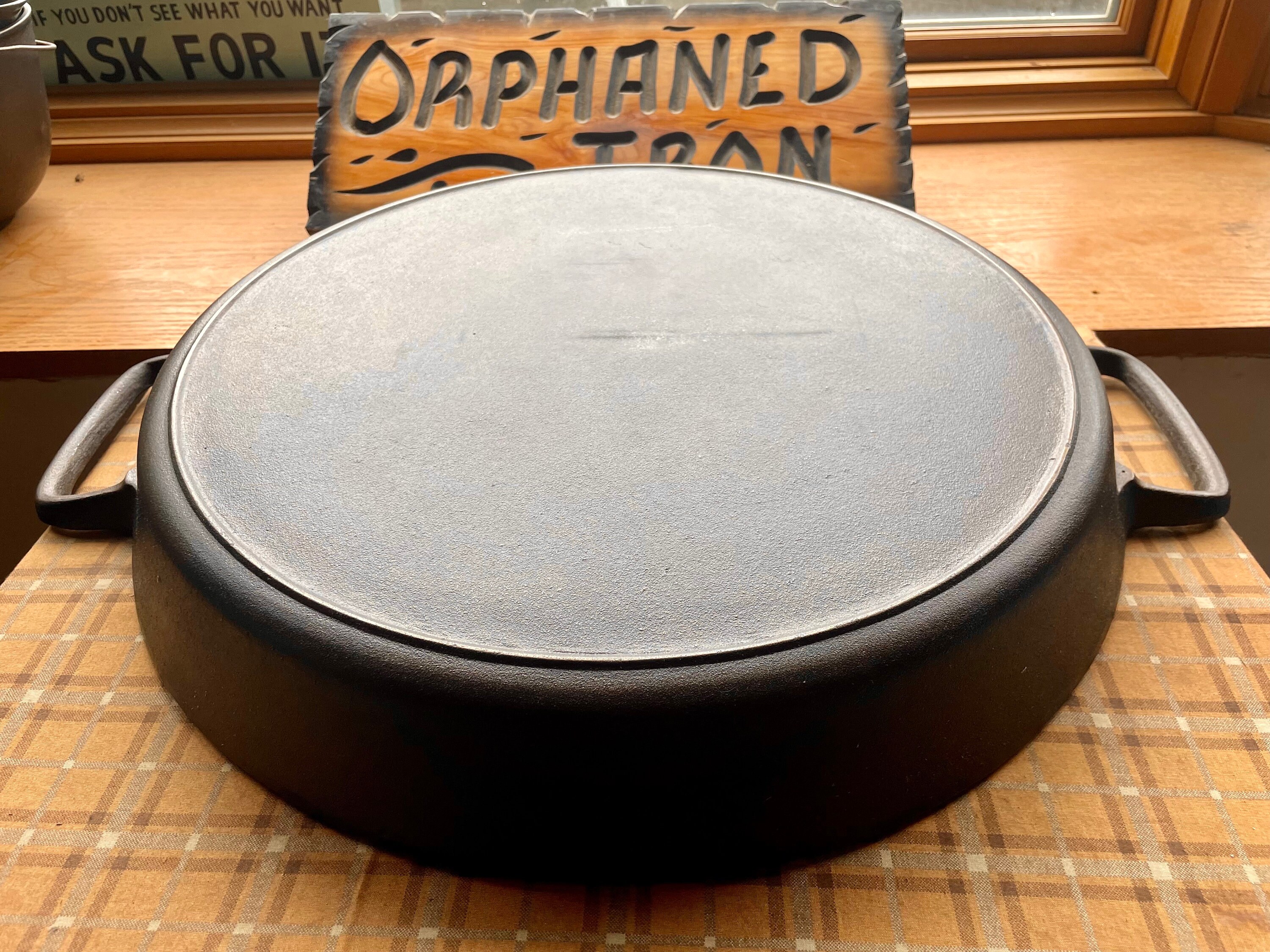 RARE 20 HUGE Cast Iron Skillet 