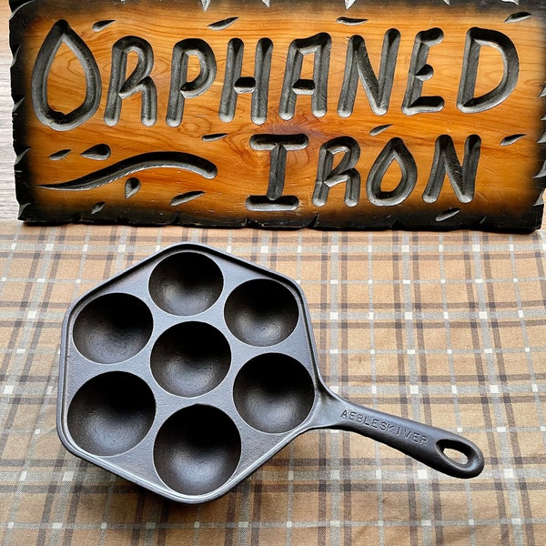 Aebleskiver Pan Cast Iron Etsy
