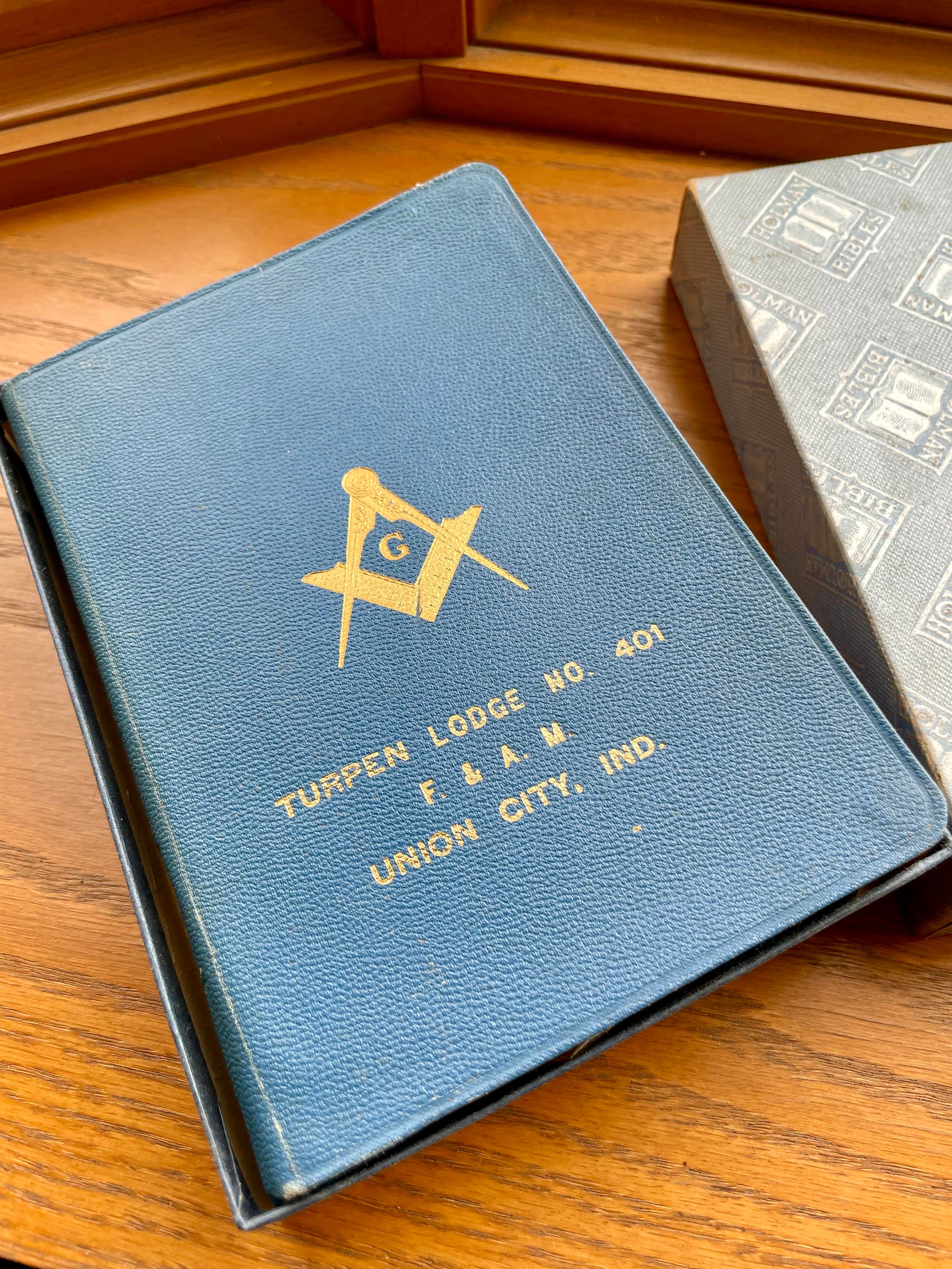1960’s Masonic Illustrated Holman Bible in Box Turpen Lodge - Etsy