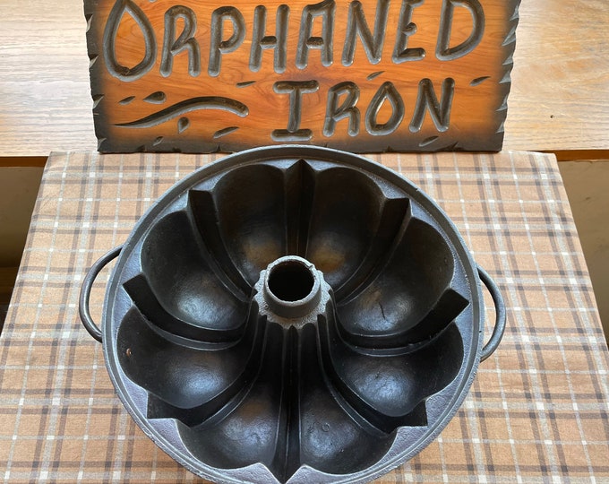 Rare Large 1800s Gatemarked Cast Iron Bundt Pan Etsy