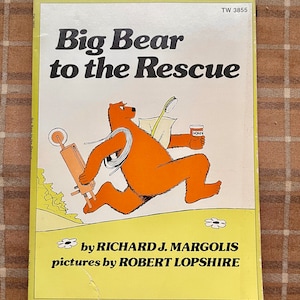 Vintage Big Bear to the Rescue Scholastic Children’s Book