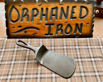 SPATULA! Lodge #5 Cast Iron Repurposed Skillet Spatula