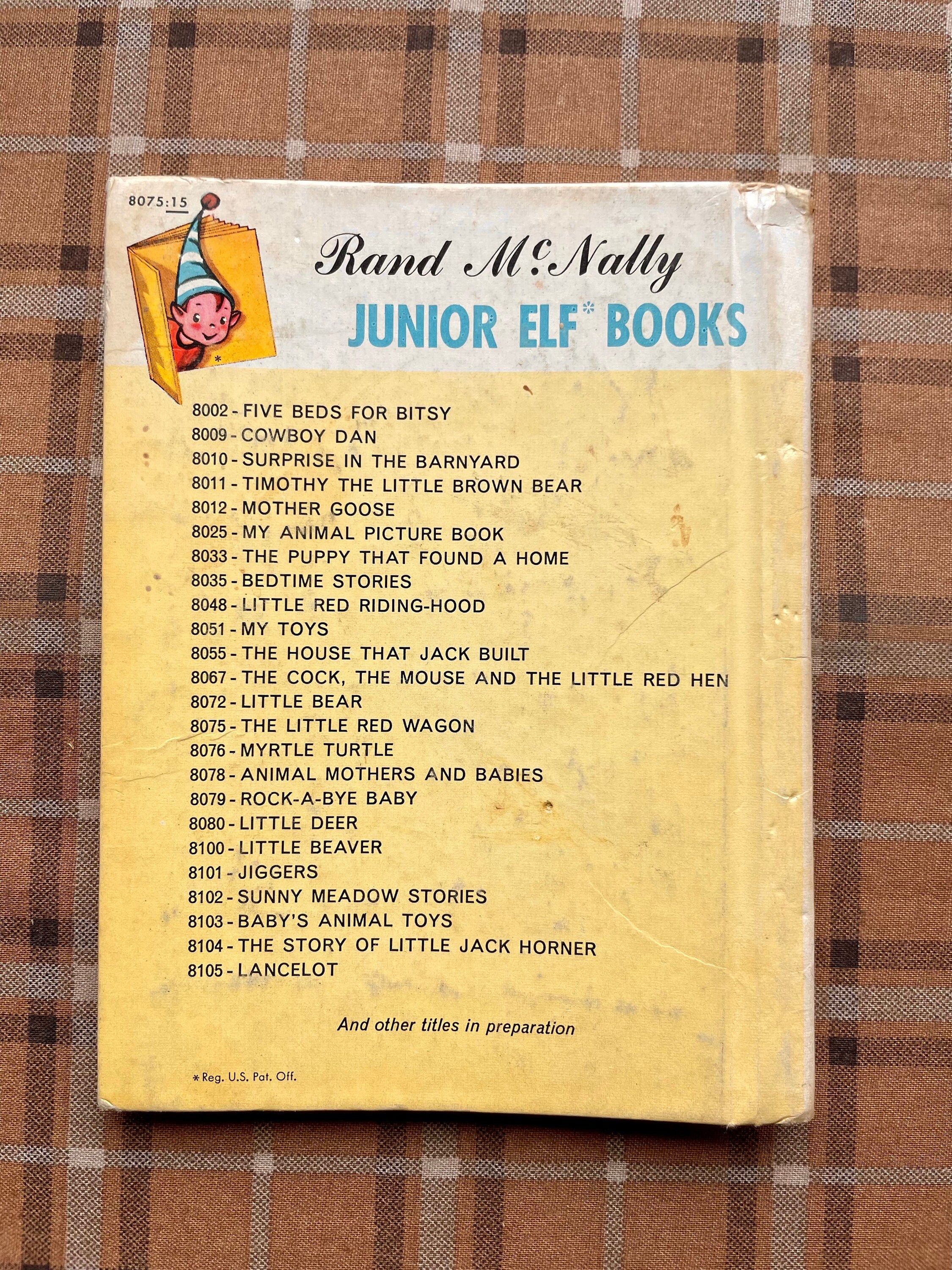 The Little Red Wagon Children’s Book Rand Mcnally Junior Elf Book - Etsy
