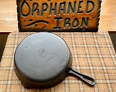 Griswold 9 Small Block Logo Groove Handle Skillet