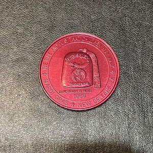 1969 Shriners International Jerusalem Temple Clown Unit Mardi Gras Coin Freemasonry Masonic