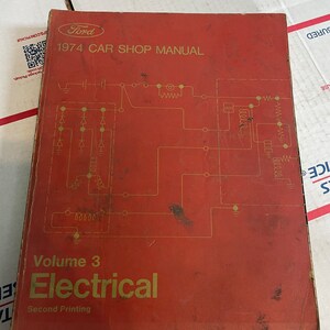 1974 Ford Car Shop Service Manual Volume 3: Electrical