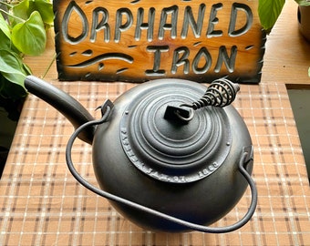 Antique Wagner's 1891 Original Cast Iron Tea Kettle - Etsy