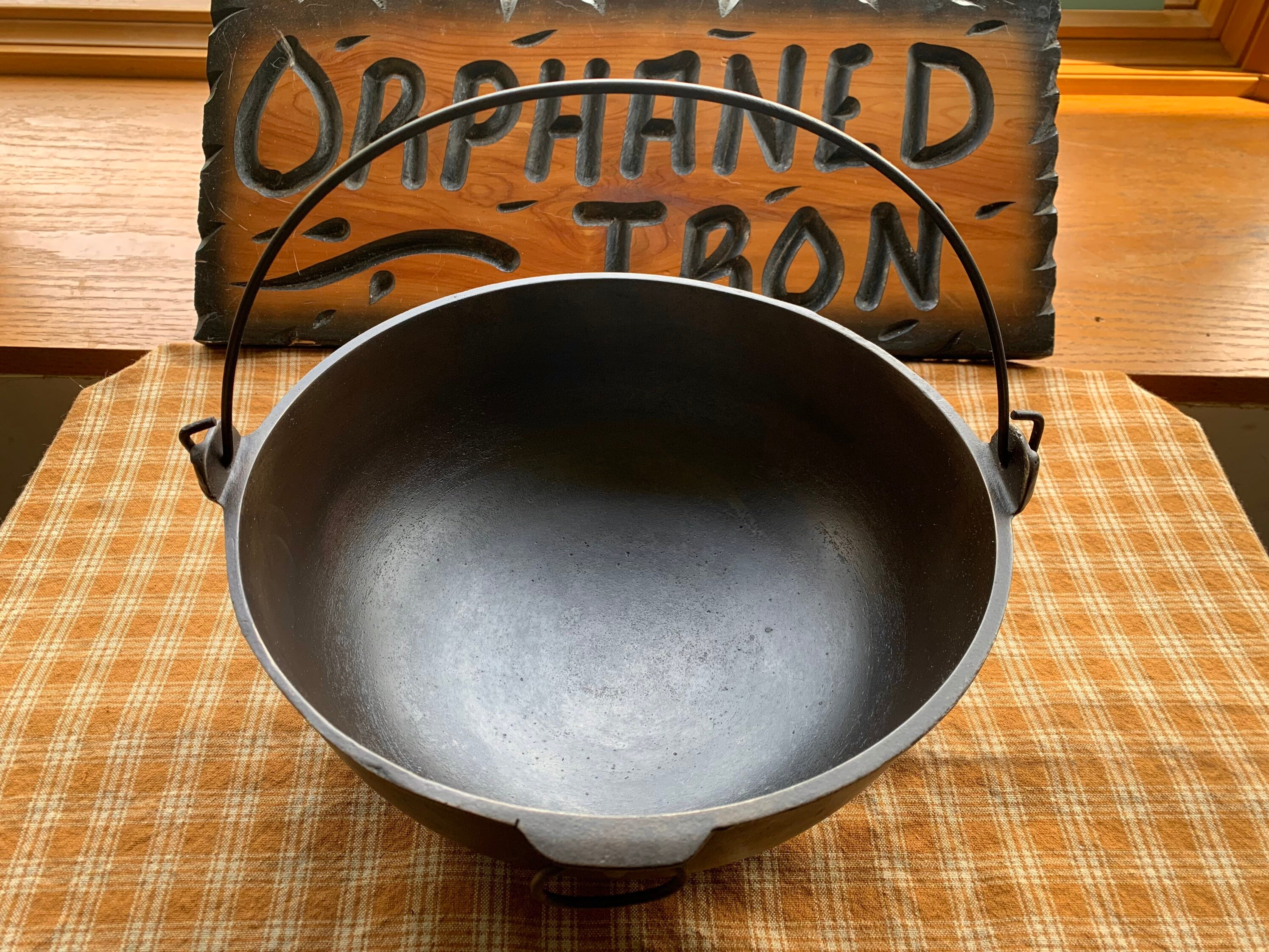 Antique 3 Cast Iron Scotch Bowl Etsy