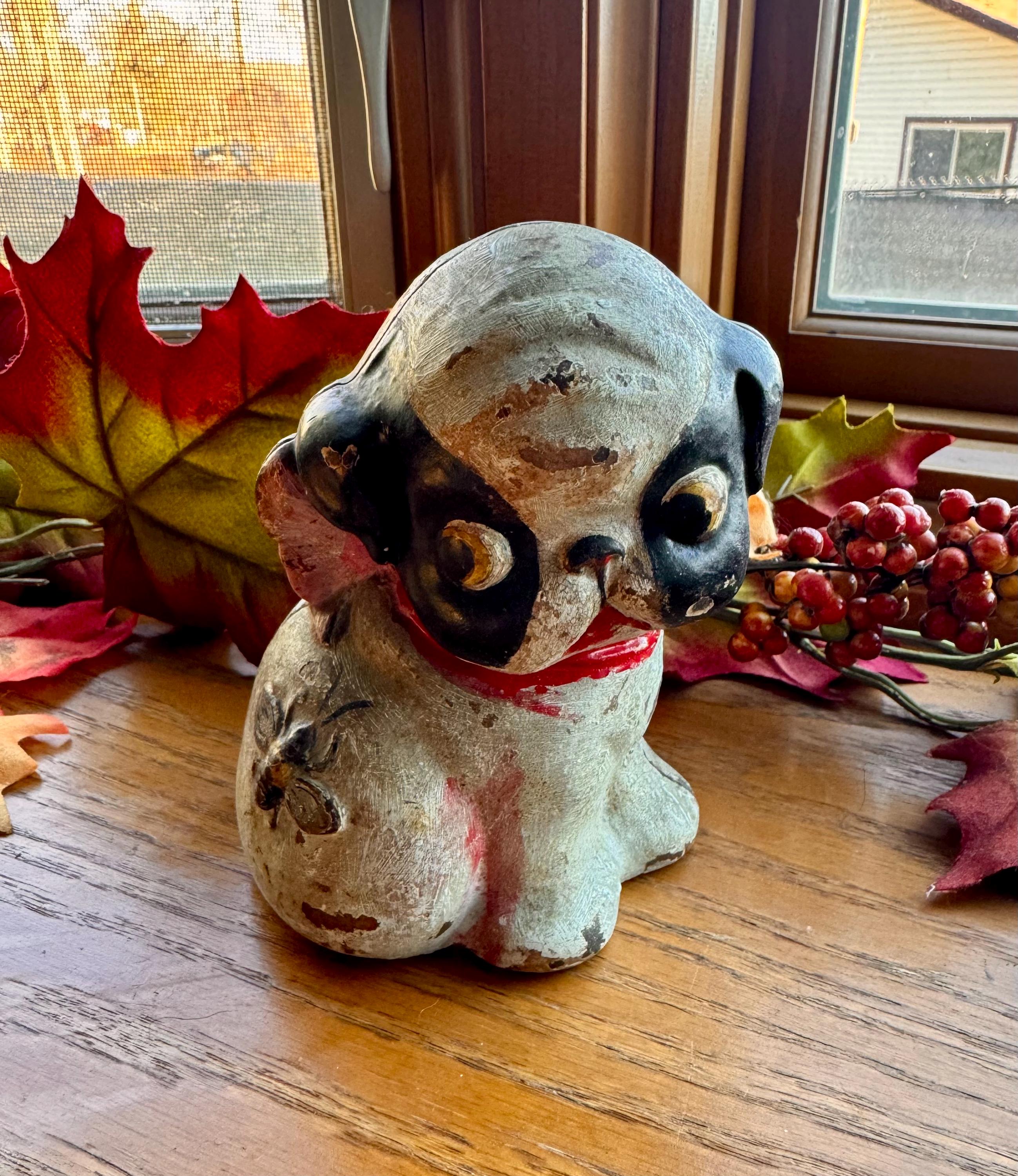 Hubley Cast Iron Pup and Bee Penny Bank - Etsy