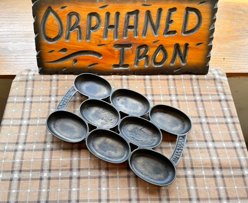 Rare Waterman 1859 Cast Iron Gem Pan Etsy