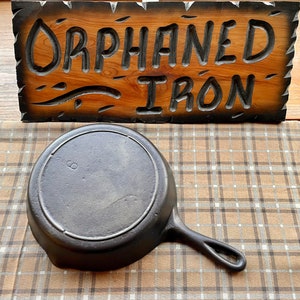 3-Notch Vintage Lodge #6 Cast Iron Skillet