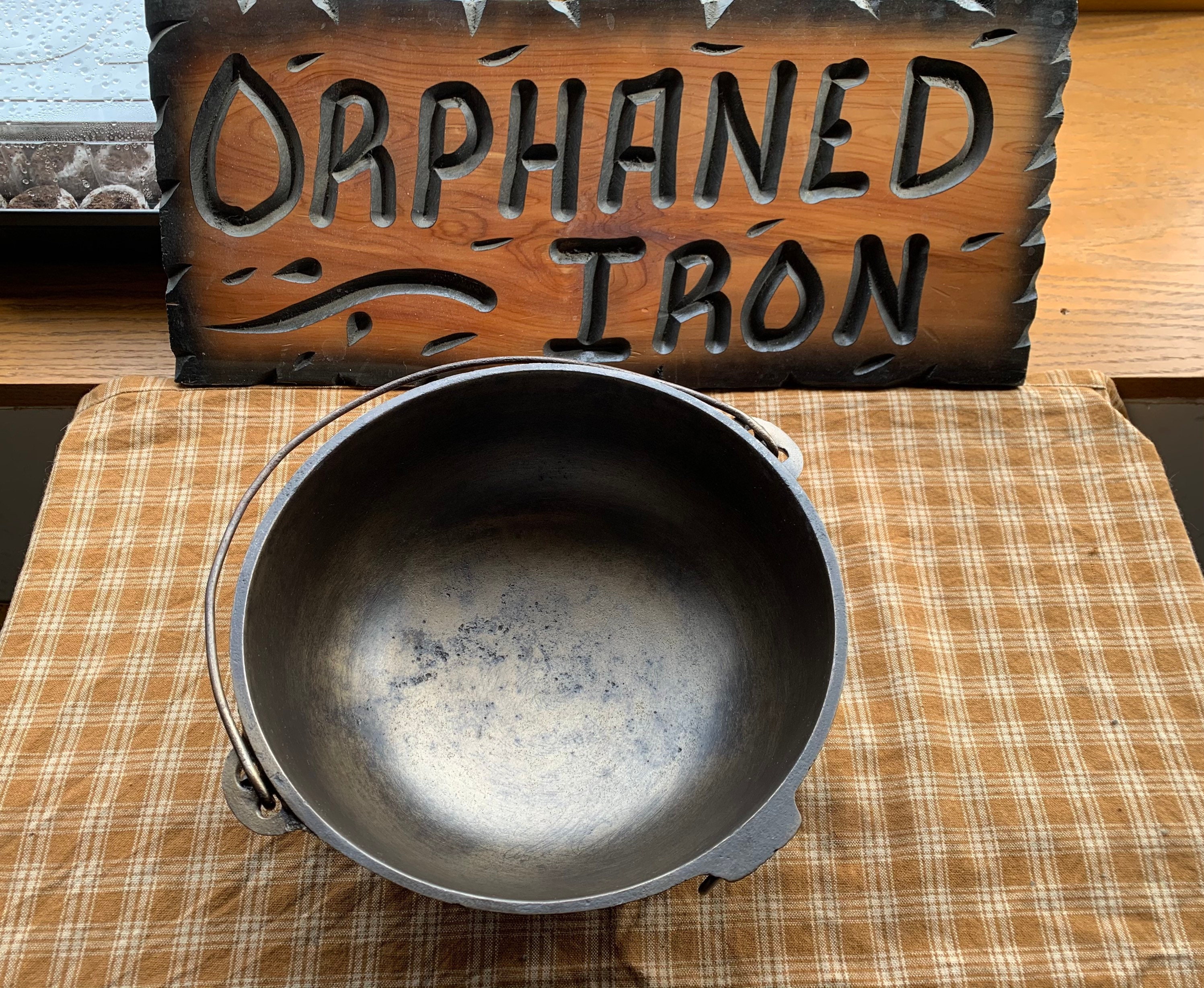 Rare Sidney Scotch Bowl Cast Iron Etsy