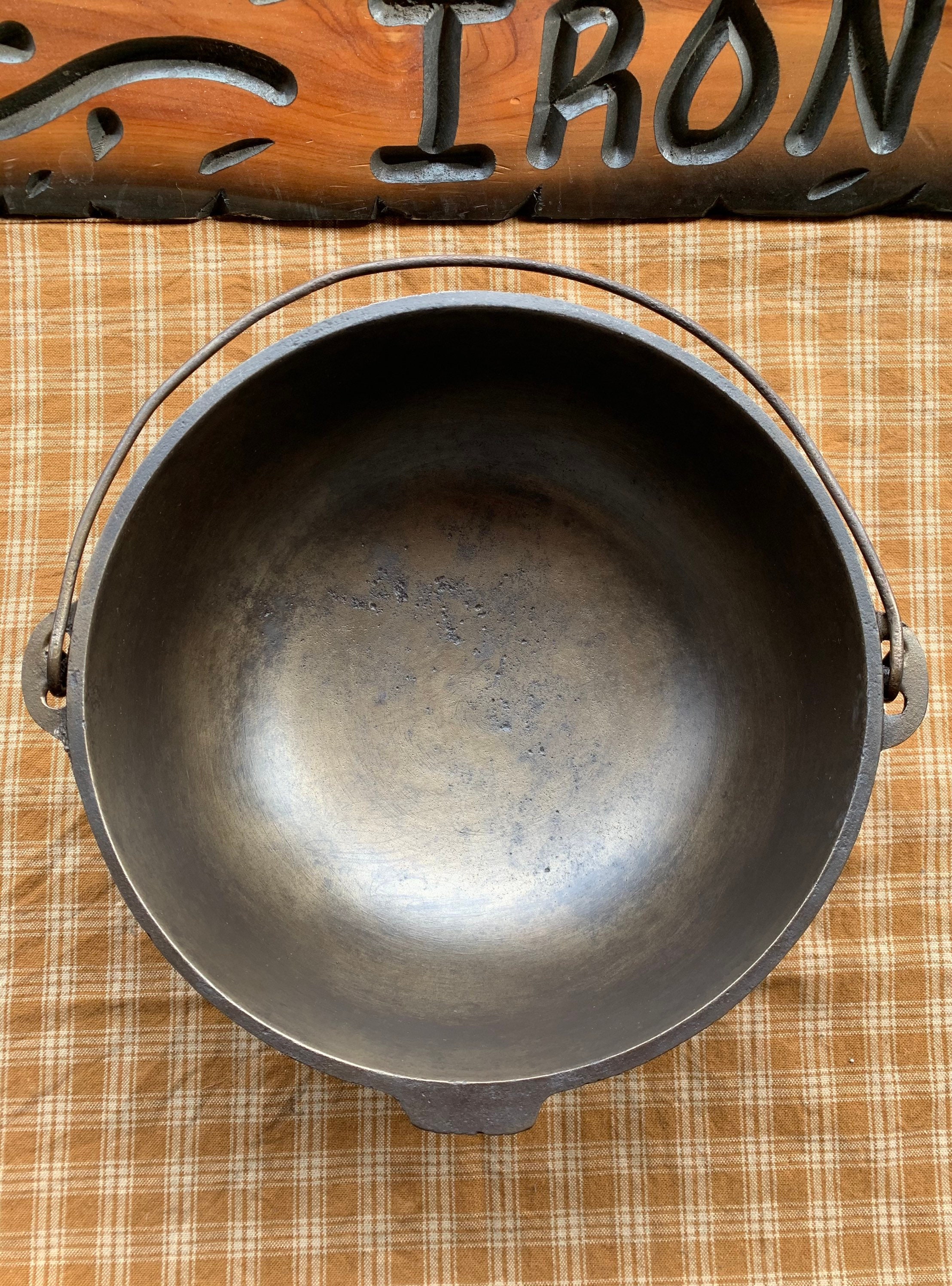 Rare Sidney Scotch Bowl Cast Iron Etsy