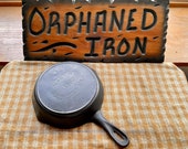 Martin 5 Hamburger Logo Cast Iron Skillet