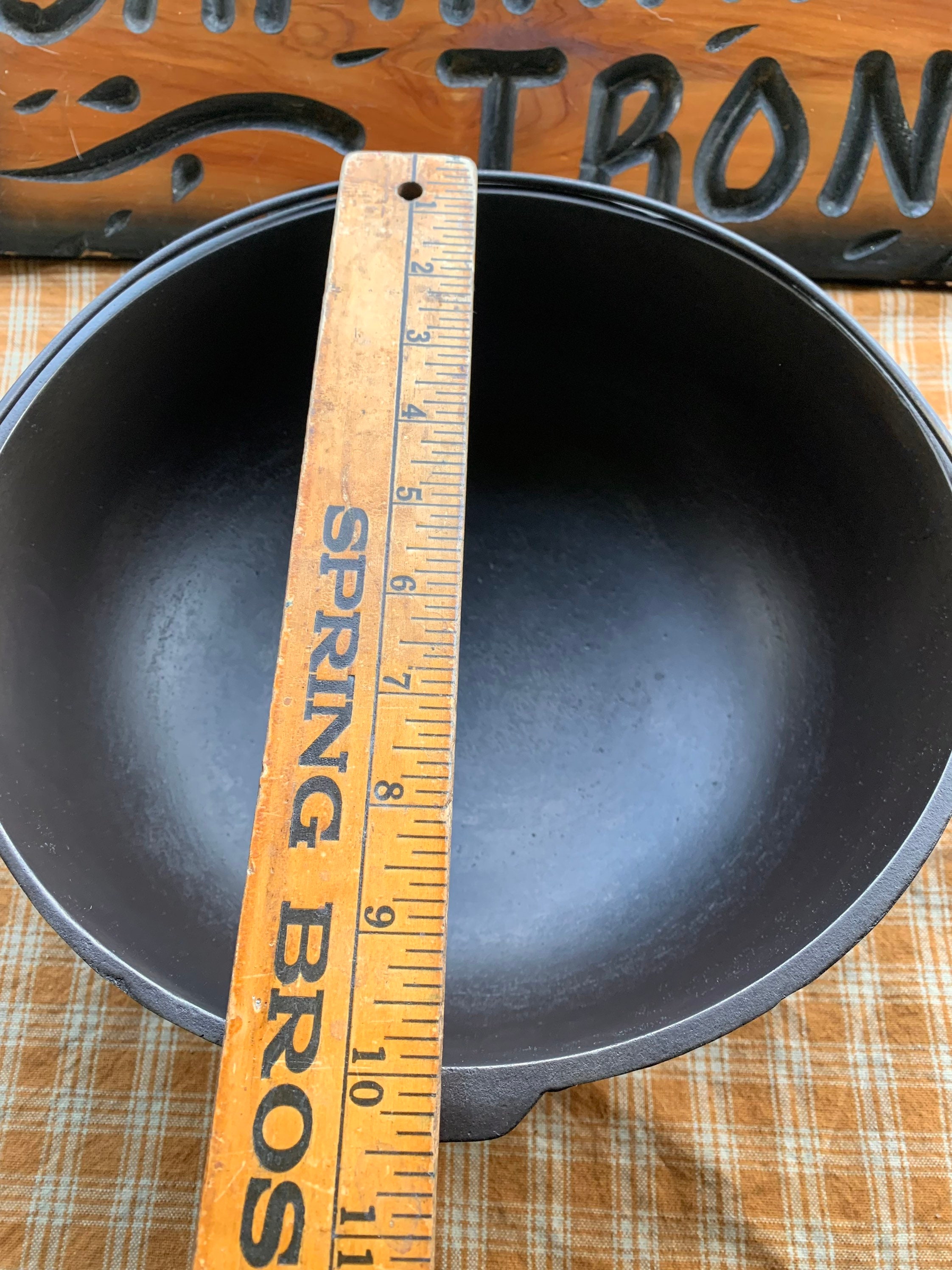 Antique 3 Cast Iron Scotch Bowl Etsy