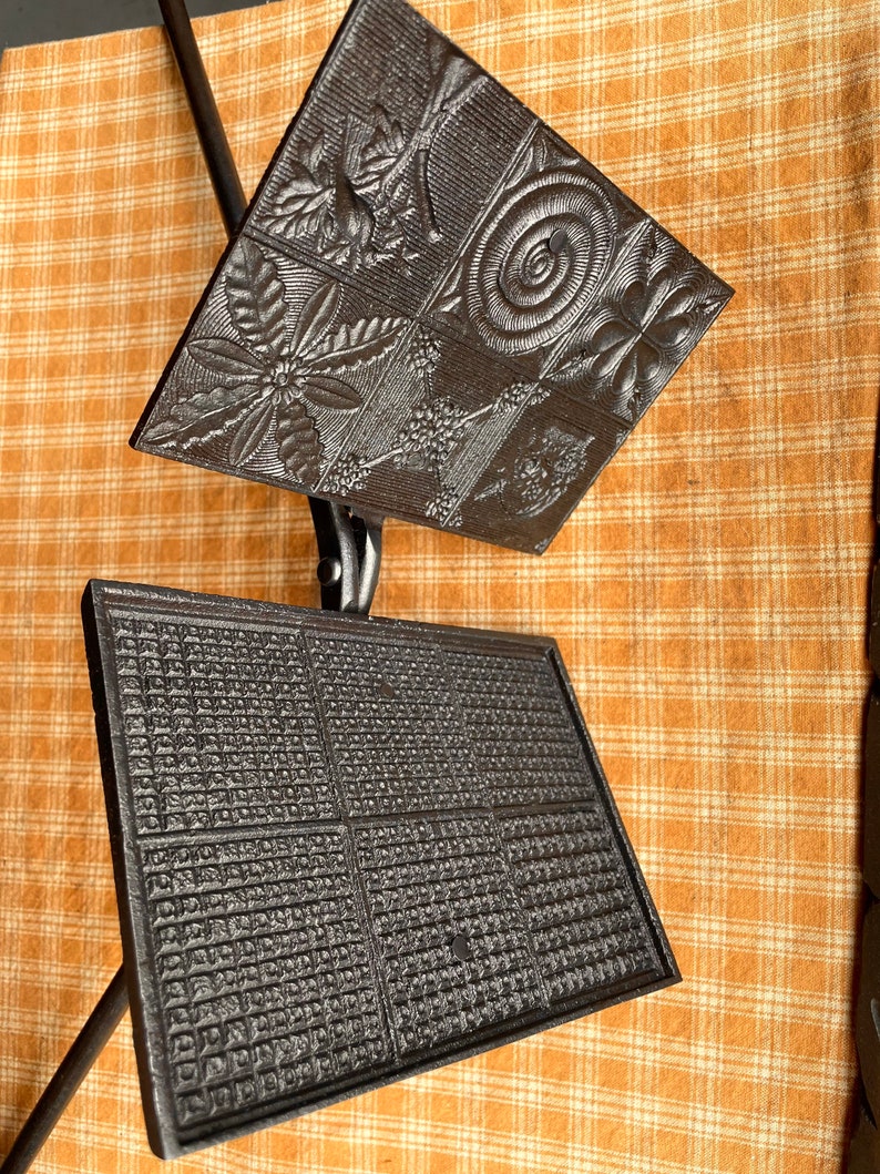 RARE 1800s Cast Iron Candy Maker/wafer Mold Etsy
