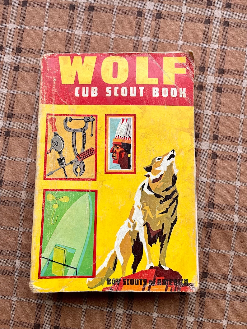 Vintage 1971 Printing Wolf Cub Scouts Book - Etsy
