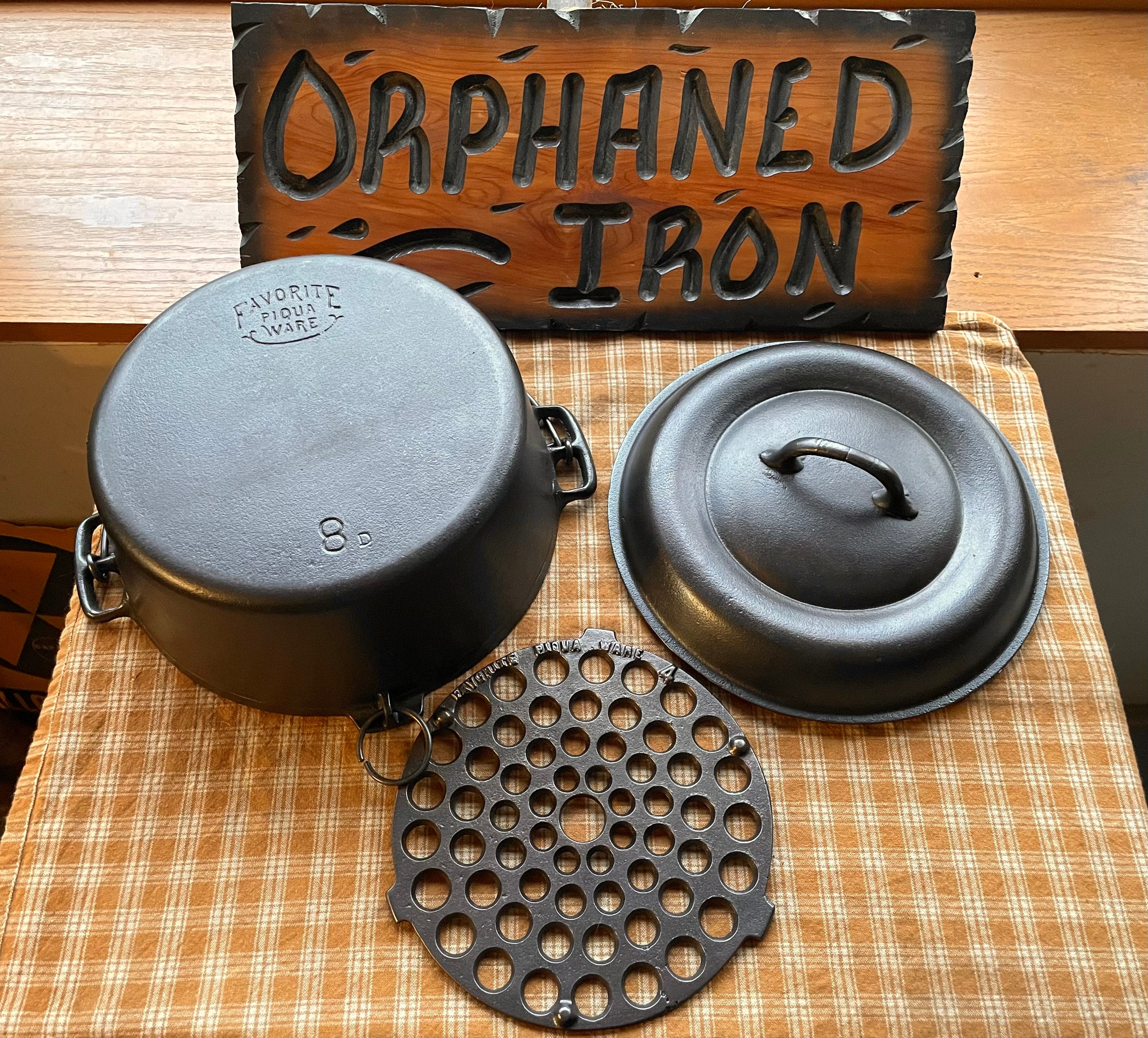4-Pack Pre-Seasoned Mini Cast Iron Skillets with Trivets New in Box Black  Oven