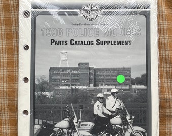 NOS 1996 Harley Davidson Police Model Parts Catalog
