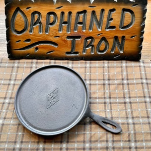 Rare! Griswold Erie #7 Diamond Logo Cast Iron Griddle