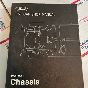 1975 Ford Car Shop Service Manual Volume 1: Chassis