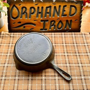 Rare! Griswold’s Erie #6 Cast Iron Skillet