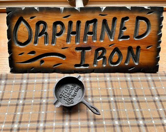Rare! Martin Fireplace Advertising Skillet Ashtray Spoonrest
