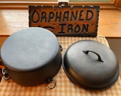 Rare Favorite 10 Piqua Ware Block Logo Dutch Oven