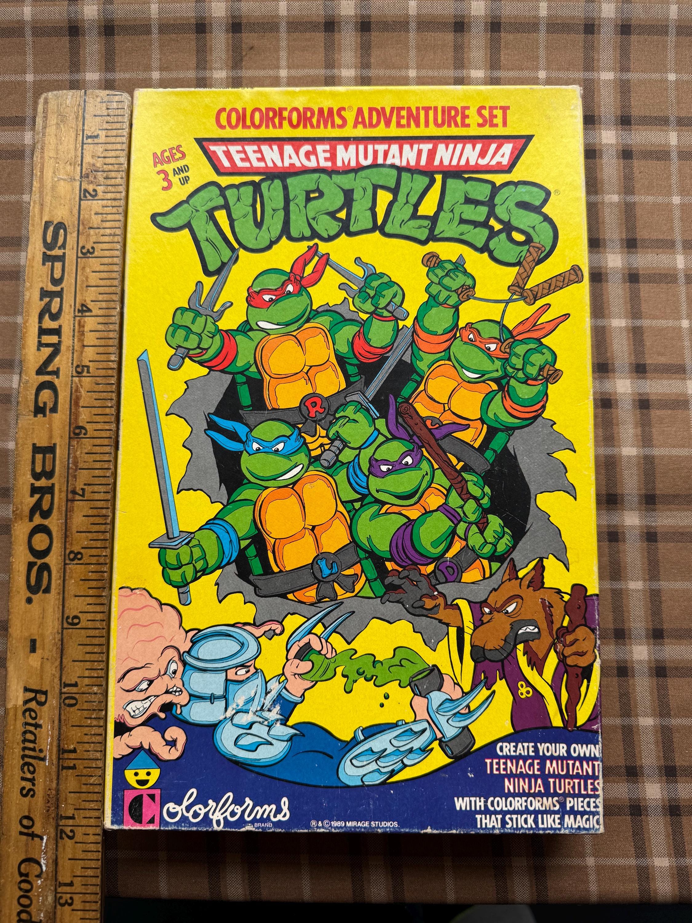 ムーヴメント 雑誌 1989年〜1990年 MOVEMENT　セット 1989 Teenage Mutant Ninja Turtles Coloforms Adventure Set Mirage